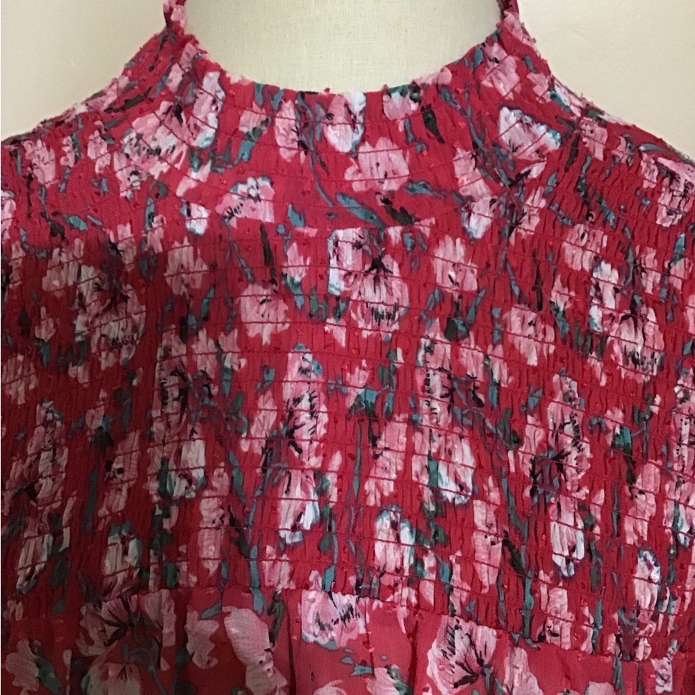 Floral Smocked Blouse
